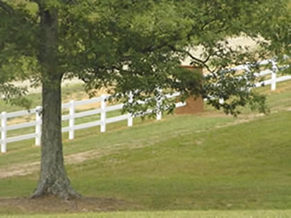 Vinyl Ranch fencing installed in Lunenberg County