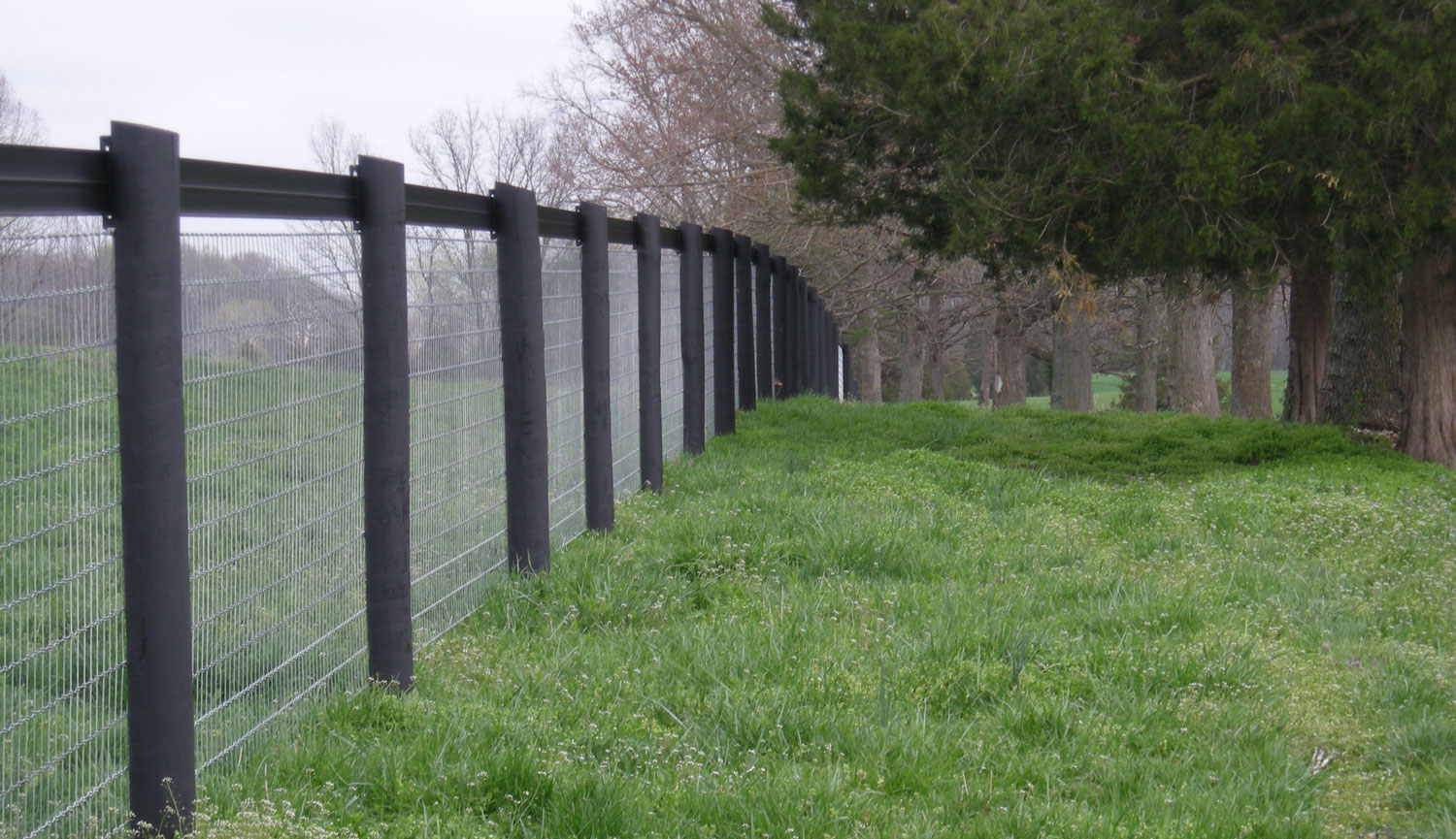 non-climb horse fence with Centaur HTP® on top